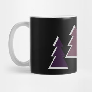 Fir trees of different colors Mug